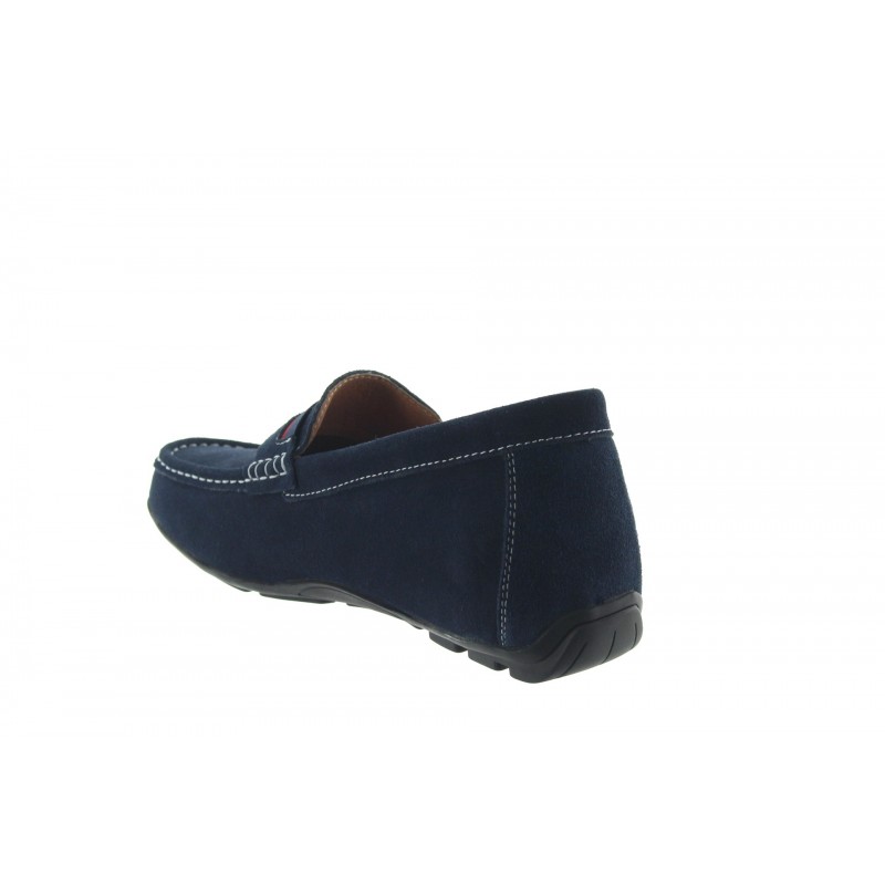 mocassin grandissant Homme - Marine - Nubuck - +5 CM - Sardegna - Mario Bertulli
