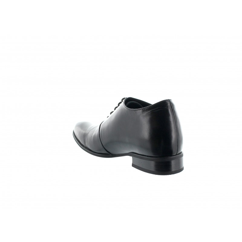 chaussures oxford Homme rehaussant - Noir - Cuir - +7 CM - Business - Mario Bertulli