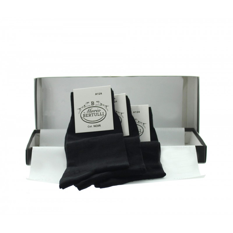 Coffret 3 paires de chaussettes - chaussettes Homme coffret - Mario Bertulli specialiste de la chaussure grandissante