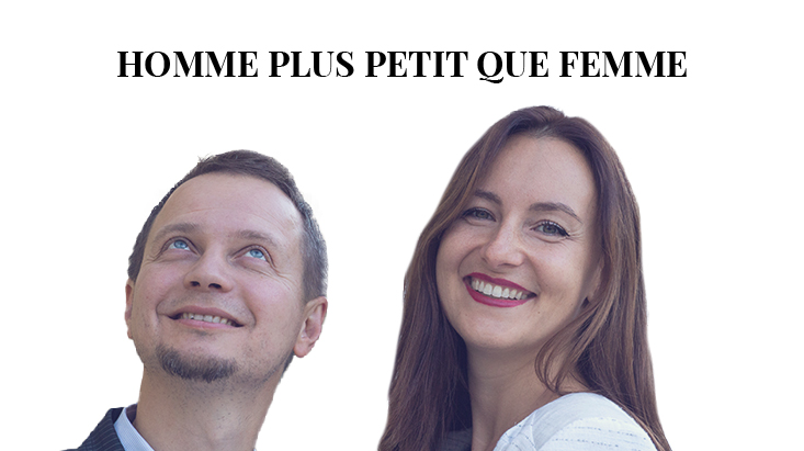 Homme plus petit que sa femme