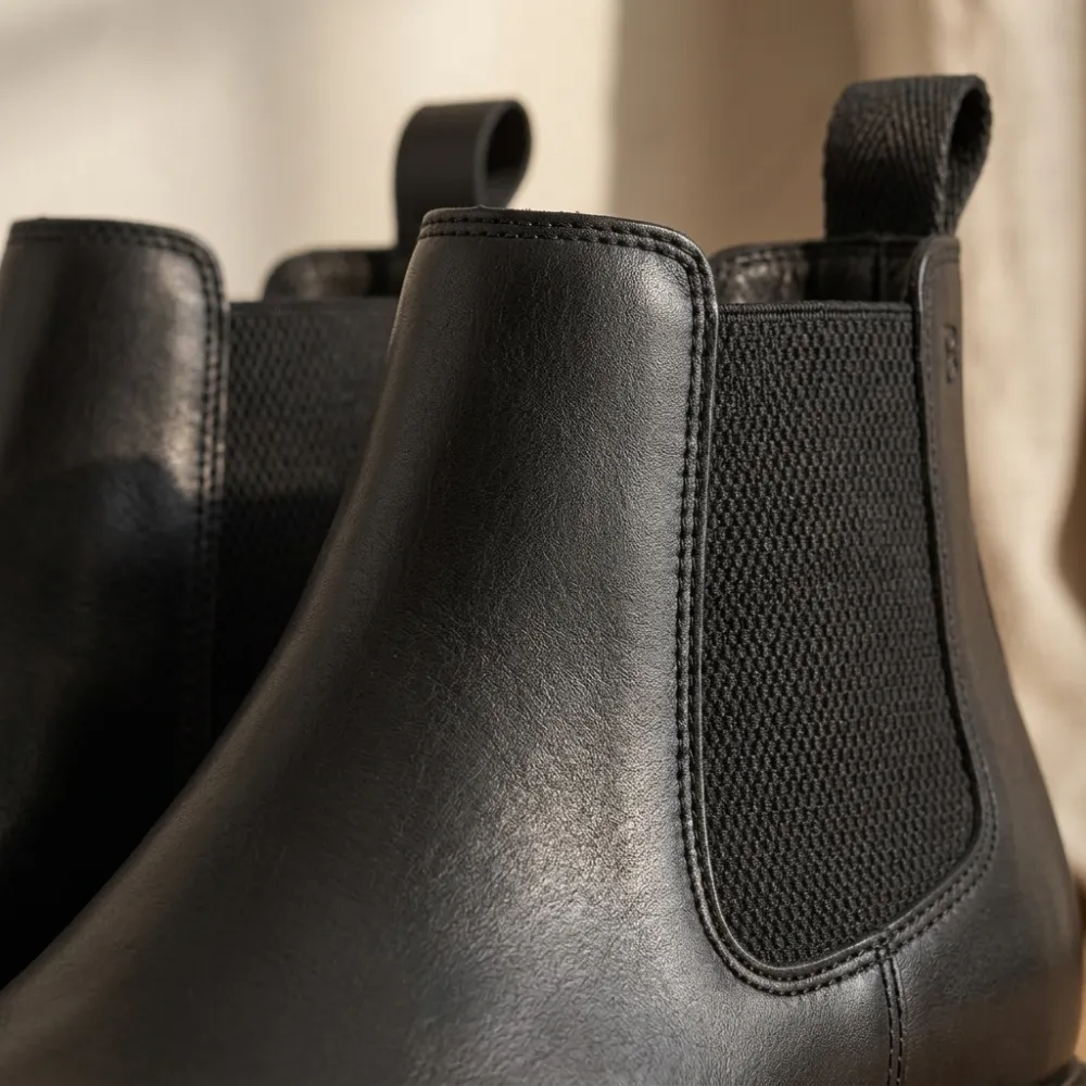 Bottines rehaussantes Padova noir +7,5cm