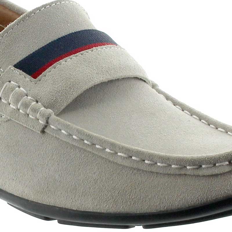 mocassino suola rialzante Uomo - Grigio chiaro - Nubuck - +5 CM - Sardegna - Mario Bertulli