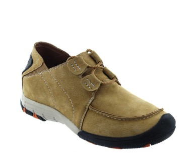 sportiva italiana rialzante Uomo - Cognac - Nubuck - +5 CM - Courmayeur - Mario Bertulli