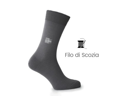 Calze filo di scozia grigio chiaro - calze filo di Scozia Uomo - Mario Bertulli specialista della scarpa rialzante