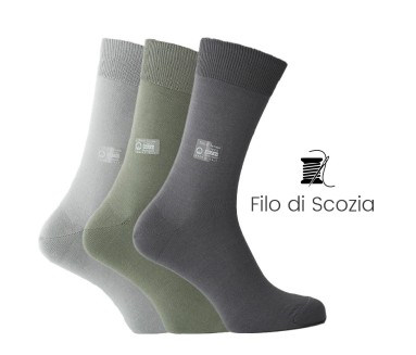 Coffret di 3 paia di calze - calze Uomo coffret uomo - Mario Bertulli specialista della scarpa rialzante