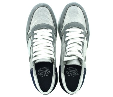 Sneaker rialzante Perla - blu/argento +7cm