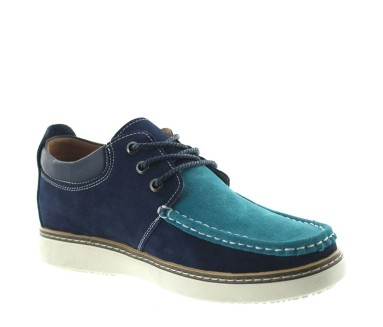 Scarpe Pistoia Blu/turchese +5.5cm