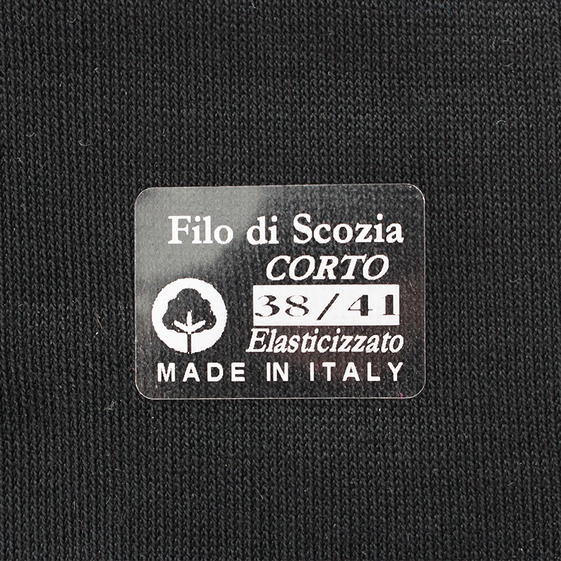 Calze invisibili in filo di Scozia nero