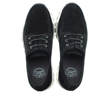 Sneaker vernio grigio scuro +7cm - mario bertulli