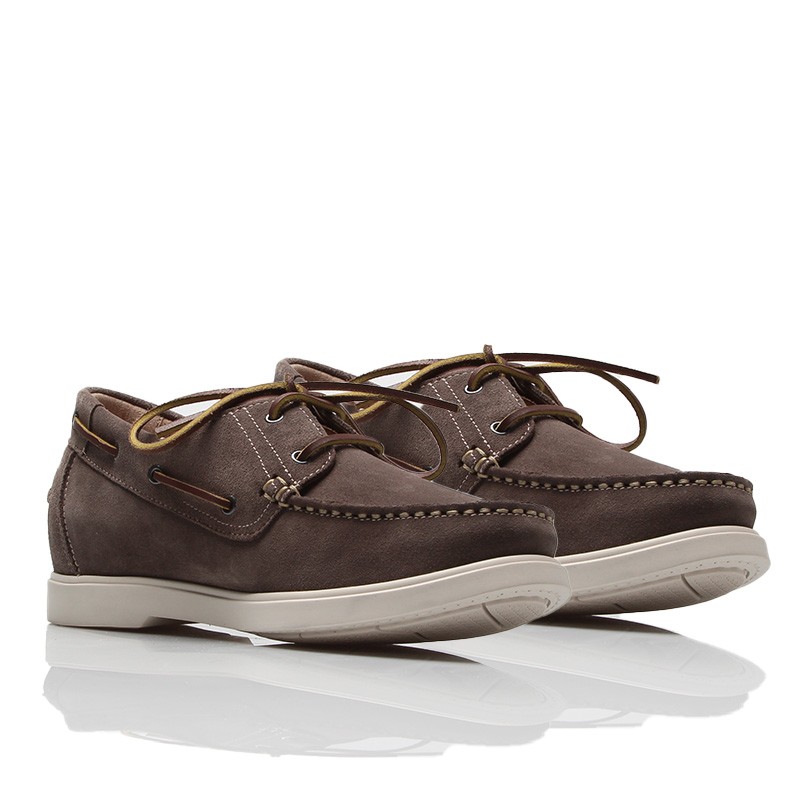 Mocassins Rehaussants Amalfi Gris +5.5 Cm