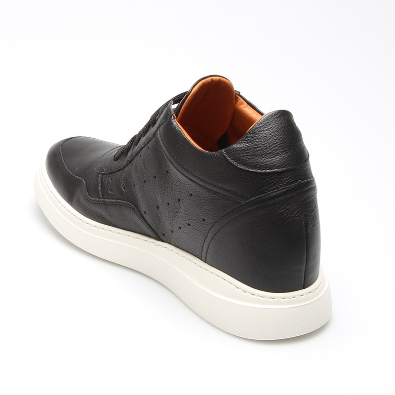 Sneaker tacco rialzante uomo nero +9cm Mario Bertulli