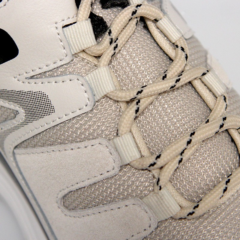 Baskets Rehaussantes Pitelli beige+7 cm