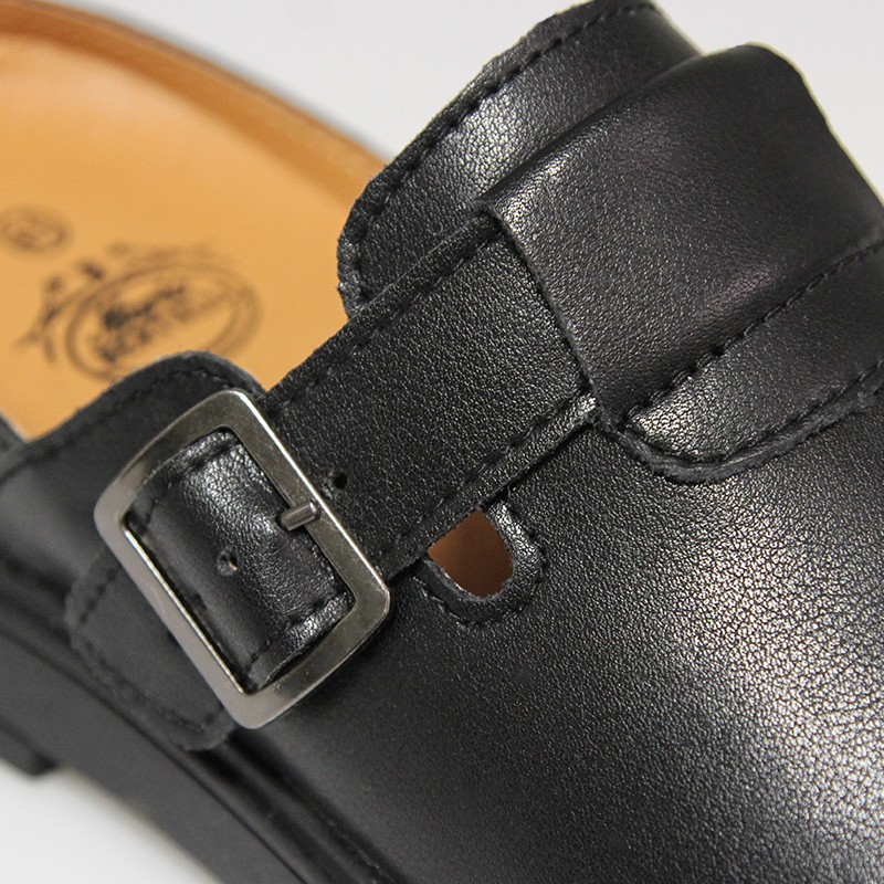 Sabot rehaussant Turi noir +6 cm