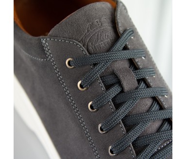 Sneaker tacco rialzante uomo | grigio +7,5cm | Mario Bertulli