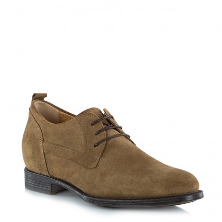 Scarpa Derby con rialzo uomo | tabacco +6,5cm | Mario Bertulli