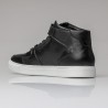Sneakers Nola pelle nero +5cm