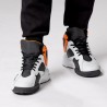 Sportive rialzanti uomo | Arancione/bianco +7cm | Mario Bertulli