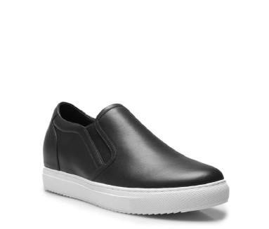 Sneaker tacco rialzante uomo | nero +6 cm | Mario Bertulli