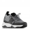 Sportive rialzante Lanza grigio +7 cm