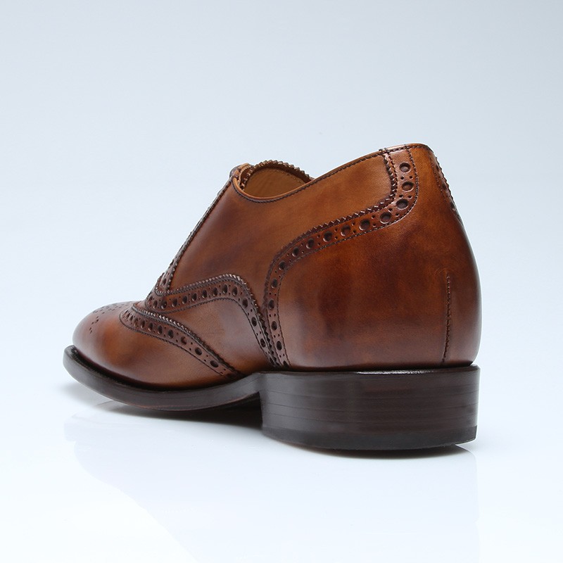 Richelieu compensato Uomo | Marrone +6 CM | Mario Bertulli