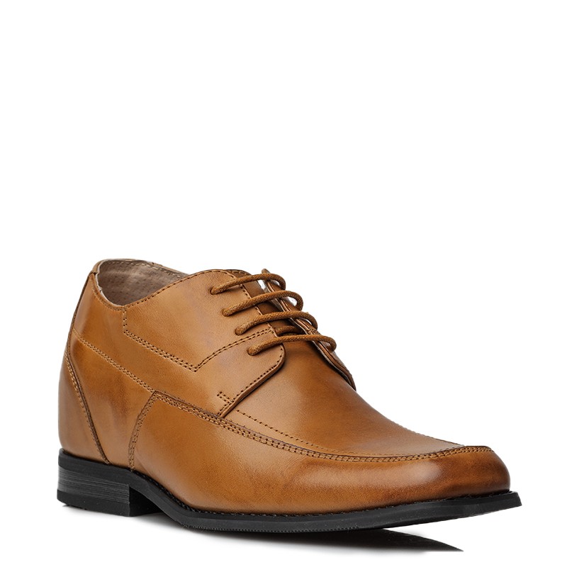 Scarpa Derby con zeppa Uomo | Marrone +6 CM | Mario Bertulli