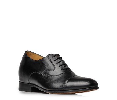 Scarpe Brescia nero +6cm