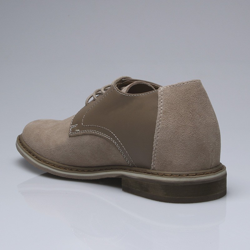 Scarpe rialzanti Trabia beige +6cm - Mario Bertulli
