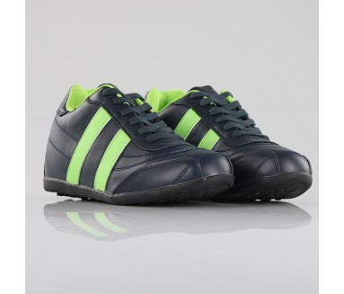 Scarpa sportiva sorrento blu/verde +5cm