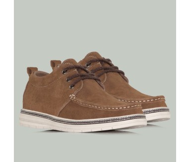 Mocassino italiano rialzante uomo | cognac +6cm | Mario Bertulli