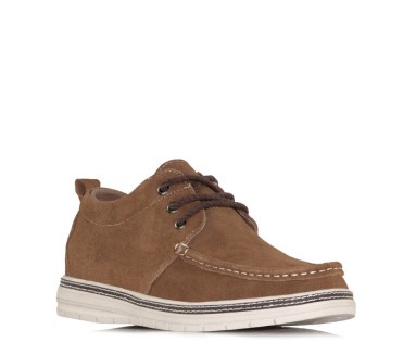 Mocassino italiano rialzante uomo | cognac +6cm | Mario Bertulli