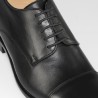 Scarpa Derby con zeppa Uomo | Nero +6 CM | Mario Bertulli