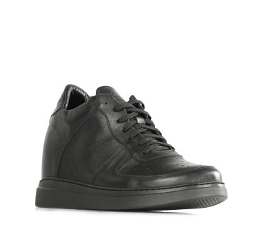 Sneaker tacco rialzante uomo | nero +9cm | Mario Bertulli
