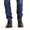 Sneaker tacco rialzante uomo | nero +9cm | Mario Bertulli