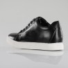 Sneakers Rialzanti Carpino nero +6,5 cm