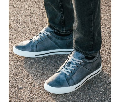 Sneakers Mondolfo grigio +6cm