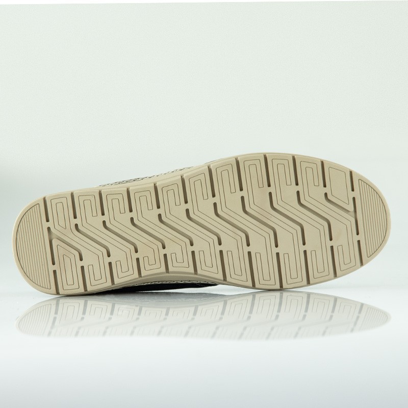 Mocassino uomo rialzante Prato Blu scuro +6cm