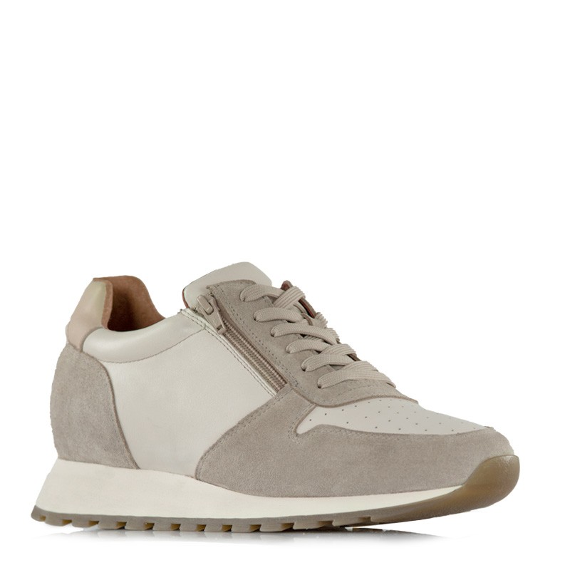 Sportiva rialzante uomo | beige +7,5cm | Mario Bertulli