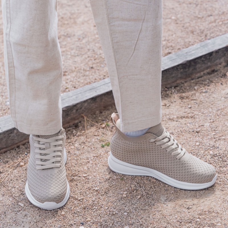 Monza beige Slip-ins +6,5cm