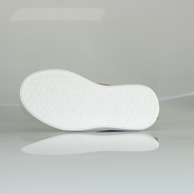 Sneakers Rialzanti Milano marrone +6cm