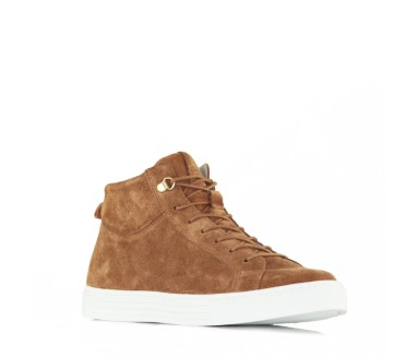 Savona Sneaker rialzata marrone +7 cm