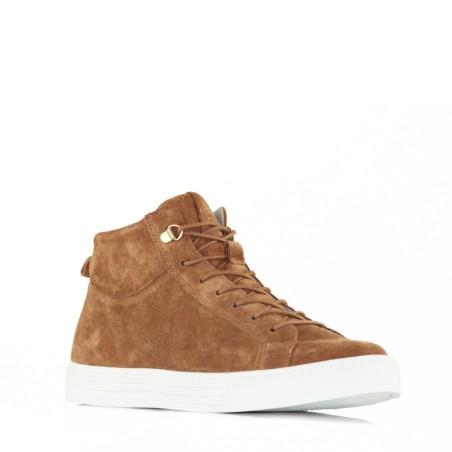 Savona Sneaker rialzata marrone +7 cm