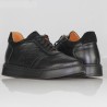 Sneakers Rialzanti Roma nero +7 cm