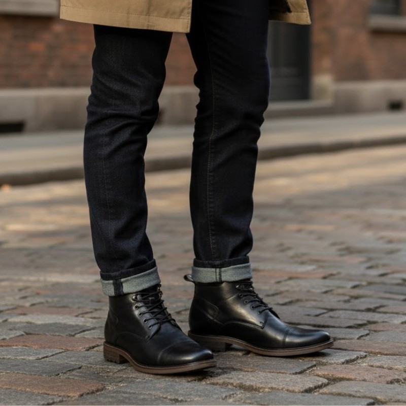 Stivali rialzanti Alba| nero +8,5 cm | Mario Bertulli