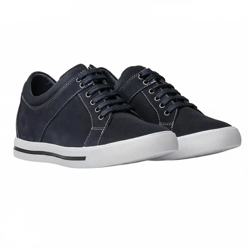 Sneakers Mondolfo blu +6cm
