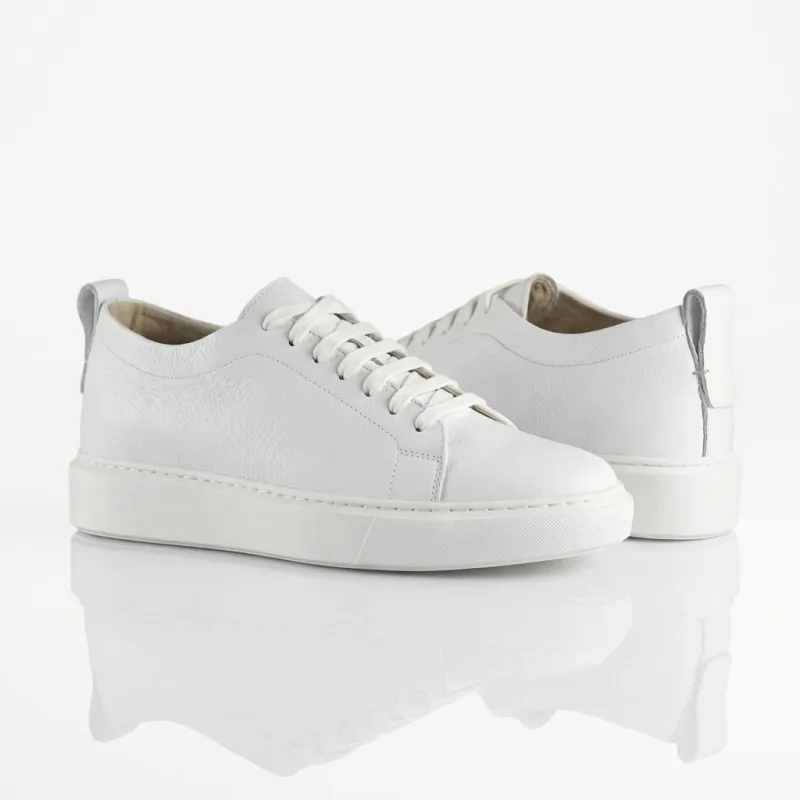 Sneakers Rialzanti Linosa Bianco | +6 cm Made in Italy