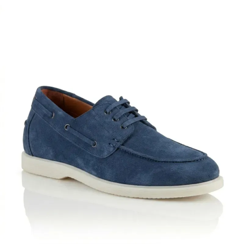 Scarpe da barca rialzanti +5 cm | Eleganza e comfort