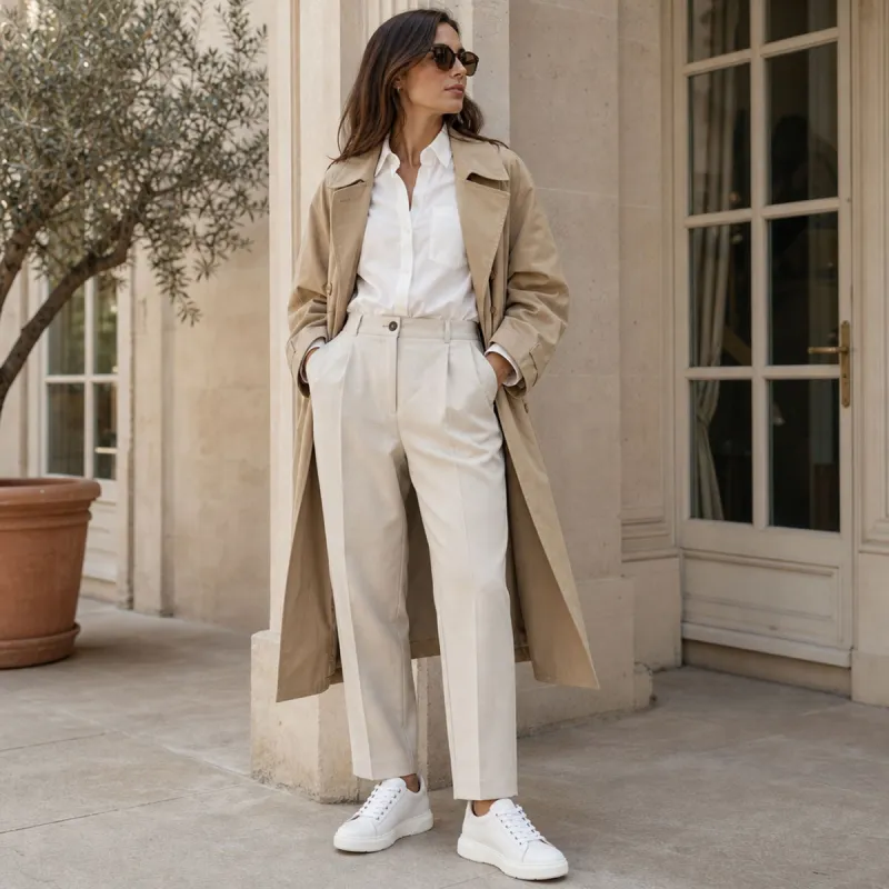 Scarpe Rialzate da Donna Sova in Pelle Bianca +7,5 cm