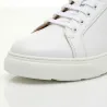 Scarpe Rialzate da Donna Sova in Pelle Bianca +7,5 cm
