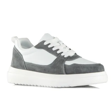 Sneaker tacco rialzante uomo | Alvito bianco +5,5cm | Mario Bertulli