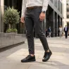 Sneaker tacco rialzante uomo | Modica nero +6cm | Mario Bertulli